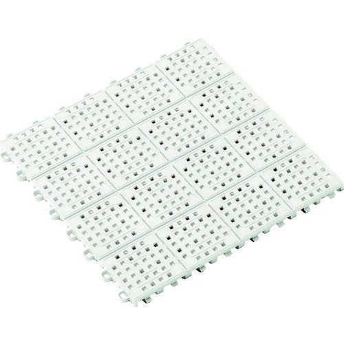 テラモト タッチマットツー アイボリー 300×300mm MR-064-176-8 【817-3097】