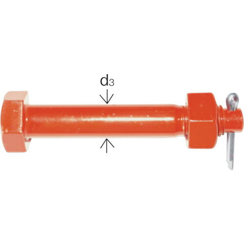 大洋 強力長シャックル用ボルトナット一式 TSL−4t用（1268089） TSLBN4 【817-9871】
