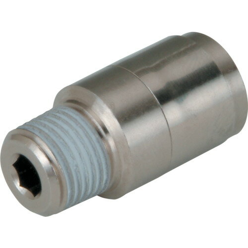 ピスコ チューブフィッティング ブラス六角穴付ストレート チューブ6 ネジR1／8 ゴムHNBR KOC6-01 【818-1279】