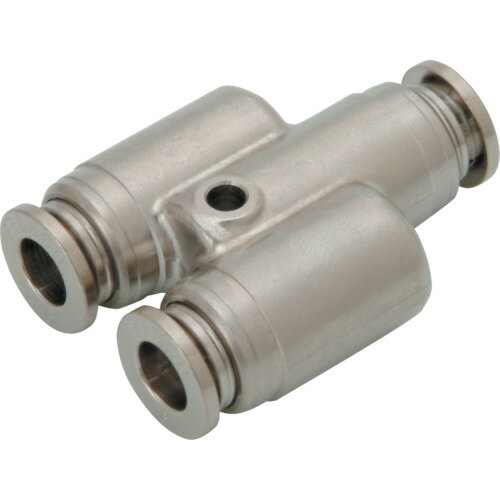 ピスコ 耐スパッタ用ワンタッチ継手 チューブフィッティング ブラスユニオンワイ チューブ6 カバー無し KY6-1 【818-1320】