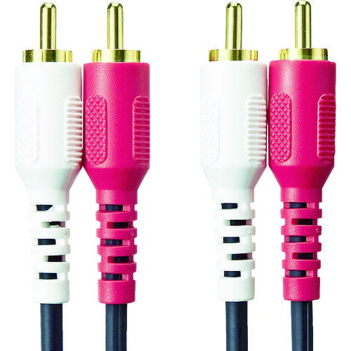 SANWA オーディオケーブル長さ10m KM-A4-100K2 【818-3927】