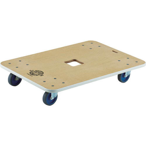 TRUSCO 木製平台車 ジュピター 900X600 φ75 200kg JUP-900-200 【819-4968】