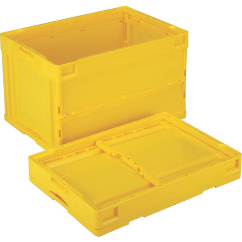 リス 折りたたみコンテナー 561929 CB−S51NR黄 CB-S51NR-Y 【820-2457】