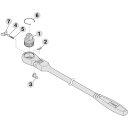 TONE ラチェットハンドル用リペアキット 適合機種RH3FHS、RH3FH、RH3FHL、RH3FHX RK-RH3FH 【821-9639】