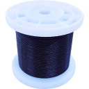 ニッサチェイン 黒コーティングワイヤロープ 1.2mm×100m TSY12V-BK 【825-5899】