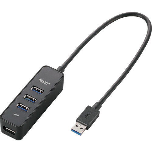 エレコム マグネット付き4ポートUSB3．0ハブ バスパワー専用モデル ブラック U3H-T405BBK 【828-2984】