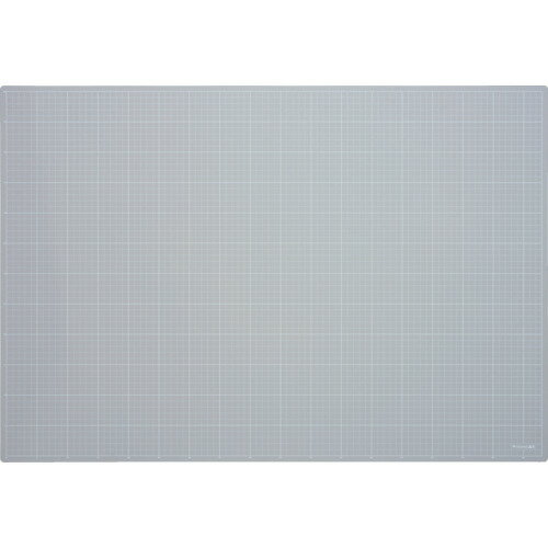 【特長】■軟質+硬質+軟質の三層構造で両面使用可能なカッターマットです。■1cm単位のグリッド印刷付です。■片面（黒）は世界地図を模したドット入、片面（グレー）は落ち着きのあるライトグレーで、目にやさしいホワイト印刷です。【用途】■カット作業などに。【仕様】■サイズ：A4■間口(mm)：320■奥行(mm)：225■厚さ(mm)：2【材質・仕上】■PVC樹脂