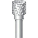 ナカニシ チタンコート超硬カッター円筒(ダブルカット・エンドカット付)刃径6.3mm 刃長5mm 21216 【829-2936】