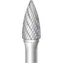 ナカニシ チタンコート超硬カッター 砲弾(ダブルカット)刃径9.5mm 刃長20.0mm 21536 【829-2941】