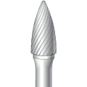 ナカニシ チタンコート超硬カッター 砲弾(シングルカット)刃径10mm 刃長20mm 21613 【829-2946】