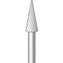 ナカニシ 超硬カッター テーパー(シングルカット)刃径5.0mm刃長12.7mm 24453 【829-3092】