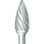 ナカニシ 超硬カッター 砲弾（ダブルカット） 刃径12．7mm 刃長25．0mm 26124 【829-3169】