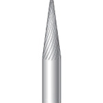ナカニシ 超硬カッター テーパー（シングルカット）刃径6．0mm刃長19．0mm 26132 【829-3171】