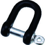 水本 アルミシャックル（ブラック） 呼び6mm 長さ24mm B-2525 【833-7807】