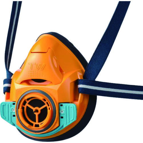 シゲマツ 防じん・防毒マスク TW01SC オレンジ S TW01SC-OR-S 【835-6578】