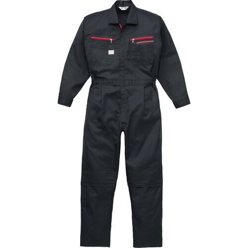 樂天商城 - AUTO−BI つなぎ服1280−006ブラック−S 1280-006-S 【836-3740】
