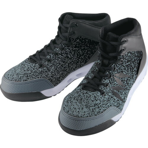 丸五 マンダムニット＃002 グレー／ブラック 25．0cm MNDMNIT002-G/BK-250 【836-8781】