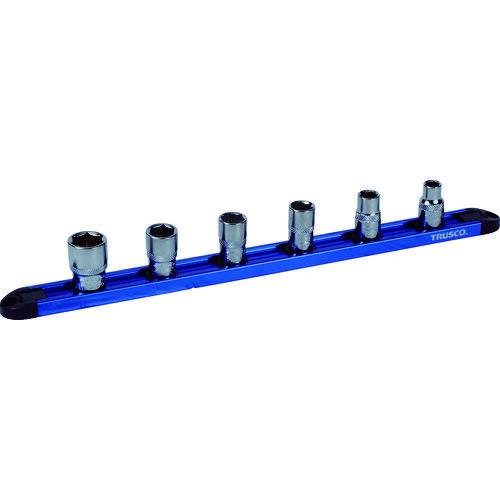 TRUSCO ソケットセット 6角・ホルダー付 6点 TS3-S-6S 【837-1207】