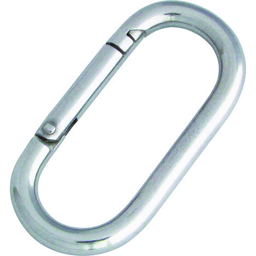 水本 ステンレス プチカラビナ（スタンダード型） 線径4mm 長さ38mm B-1256 【849-0767】