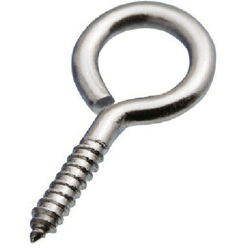 水本 吊金具（ねじ込みタイプ） ステンレス ヒートン 内径12mm （5個入） B-2158 【849-0913】
