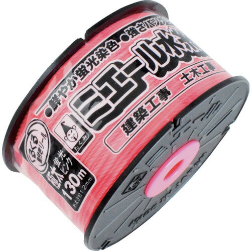 たくみ ミエール水糸 極太ピンク130m 4331 【851-1619】