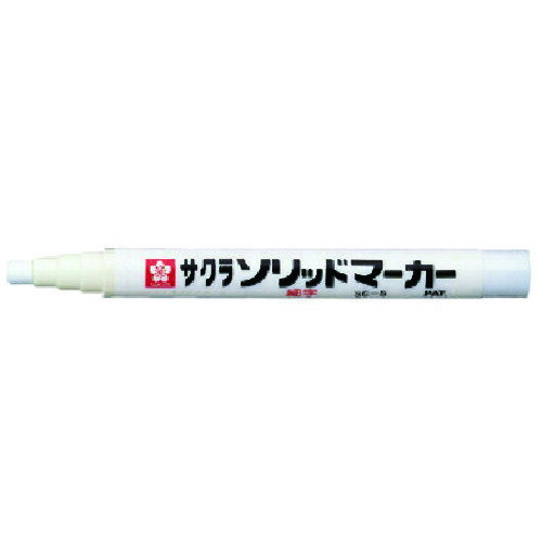 サクラ ソリッドマーカー 細字 白 SC-S50-W 【851-3426】