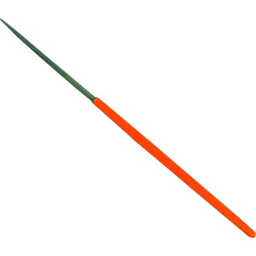 【特長】■狭い箇所の研削に適しています。【用途】■小細工加工の仕上げ用に。■鉄をはじめ、あらゆる金属の加工に。【仕様】■タイプ：細目■形状：三角■全長(mm)：150■刃長(mm)：40■刃幅(mm)：3【材質・仕上】■炭素工具鋼(SK-2)【注意事項】■目詰まりした場合はブラシ等で取り除いてお使いください。