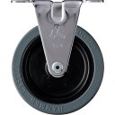ハンマー 固定式ゴム車輪(ナイロンホイール)100mm 420ER-RN100 【854-9695】(4)