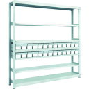 TRUSCO スチールラック M2型軽中量棚 H1800 樹脂NG引出付 小X26 M2-6637-E26 【856-3199】