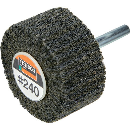 TRUSCO 超研削 ナイロン軸付ホイール 80X25X6 ＃600 （5個入） HFN825-600 【856-3430】