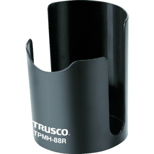 TRUSCO 樹脂マグネット缶ホルダー 黒 80mm TPMH-88BK 