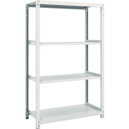 TRUSCO スチールラック M1型抗菌塗装ボルトレス軽量棚900X420XH1500 4段 M1-5344 【856-7272】