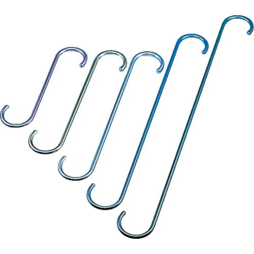 【特長】■軽量でカラフルです。【用途】■一般商品の収納の吊り金具として。【仕様】■色：ライトイエロー■使用荷重(kN)：0.15■D(mm)：6■L1(mm)：400■L2(mm)：388■S(mm)：40■W(mm)：54■R(mm)：21【材質・仕上】■アルミ軽合金■仕上:アルマイト仕上げ