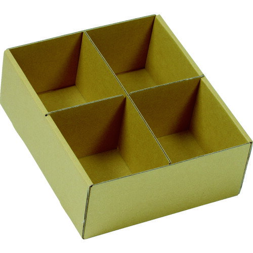 TRUSCO 大型パーツケース 段ボールバンラックケースM型引出し 内寸245×294×H110 仕切板2枚付 MM-2DB 【..