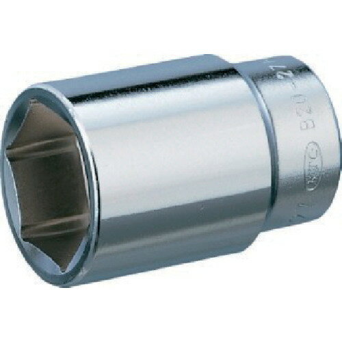 KTC 9．5sq．オイルプレッシャソケット 対辺寸法27mm 差込角9．5mm 全長58mm B20-27HD 【859-1237】