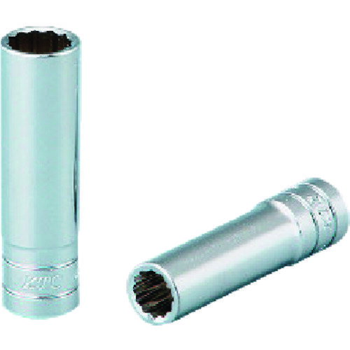 KTC 6．3sq．ディープソケット（十二角）パック・台紙仕様 差込角6．35mm B2L−07袋入り B2L-07W-S 【85..