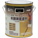 ニッぺ 水性ウッディリコート 1.6L ブラック 300N007−1.6 4976124549069 【859-8392】(4)