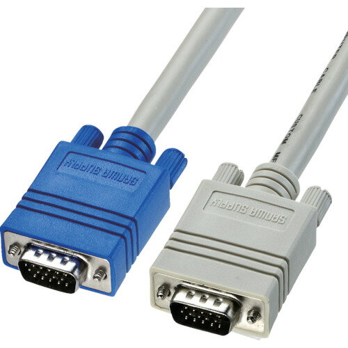 SANWA ディスプレイケーブルライトグレー ケーブル長1m KC-V1K 【864-1524】