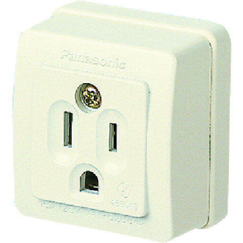 パナソニックエレクトリックワークス社 Panasonic 接地角型コンセント 125V WK3001W 【144-8328】