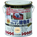 サンデーペイント 水性つや有りウレタン建物用 グレー 1600M 23MR3 【201-3121】