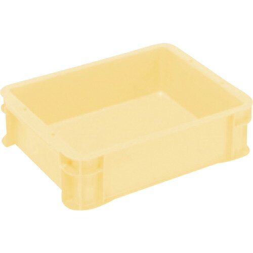 三菱ケミカルインフラテック物流資材部 ヒシ S型コンテナ パステルイエロー 有効内寸312×237×83mm PAS-..