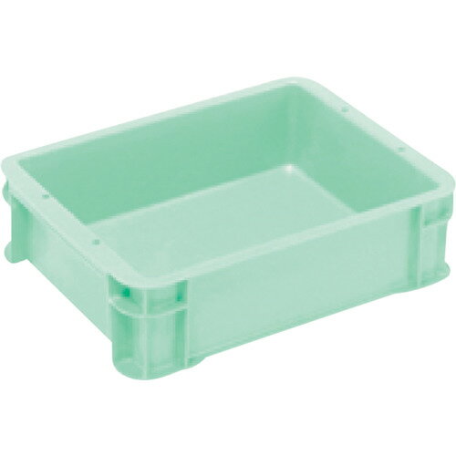 三菱ケミカルインフラテック物流資材部 ヒシ S型コンテナ パステルグリーン 有効内寸312×237×83mm PAS-..