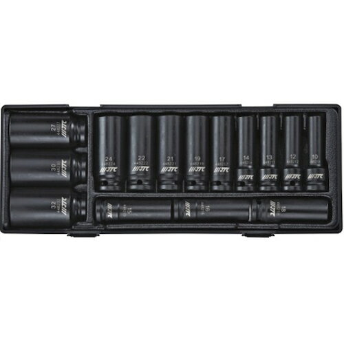 Rakuten - JTC Auto Tools JTC 12．7mm 12PCS ディープインパクトソケットセット JTCK4121 【473-8964】