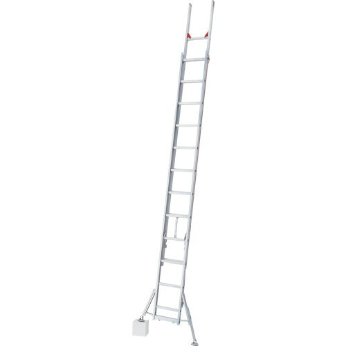 Ladders - 長谷川工業 ハセガワ ラクノリ2連はしごスタビライザー付き7．40M LH2-74 【523-6008】
