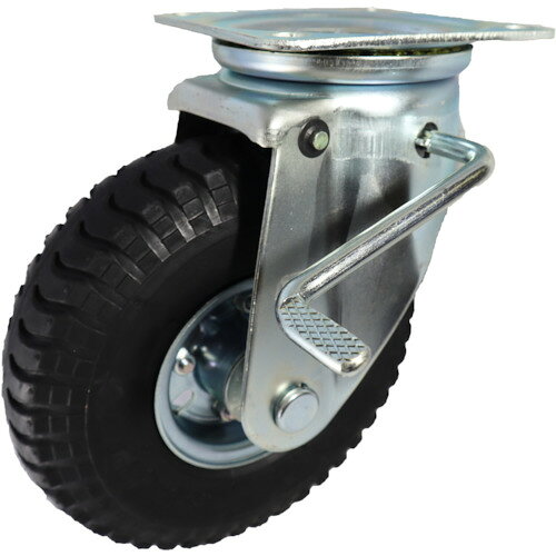 ヨドノ ノーパンクタイヤ自在車ストッパー付 ALJB8X3 【553-6292】