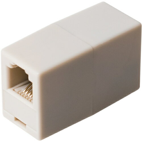Rakuten - ナカバヤシ MCO 中継アダプタ 6極4芯 白 DA-40/WH 【555-8153】