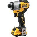 スタンレーブラック・アンド・デッカー DEWALT 10.8Vブラシレスインパクトドライバー DCF801D2-JP 【582-3152】