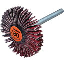 トラスコ中山 TRUSCO セラミックフラップホイール 軸径3mm #80 外径30×幅5×軸長30 (10個入) TCF3005-CE-80 【588-062...