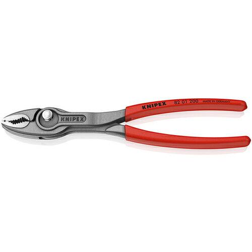 KNIPEX社 KNIPEX 【ブリスターパック仕様】スリップジョイントプライヤー ツイングリップ プラスチックハンドル 8201200SB 【593-9393...