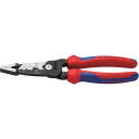 KNIPEX社 KNIPEX 電工用多機能プライヤー 200mm コンフォートグリップ 1372200ME 【610-7090】